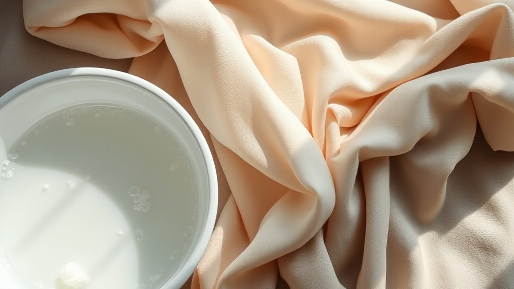 avoid hand washing delicate fabrics