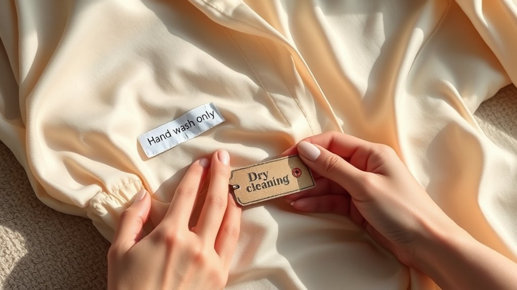 check fabric care labels