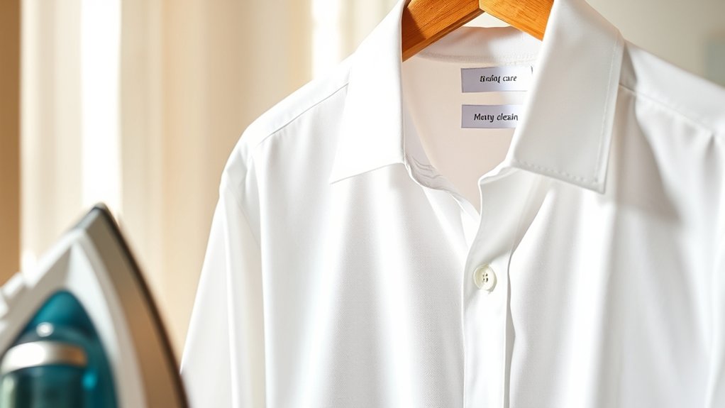 check label and fabric