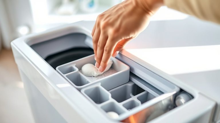 clean washing machine dispenser