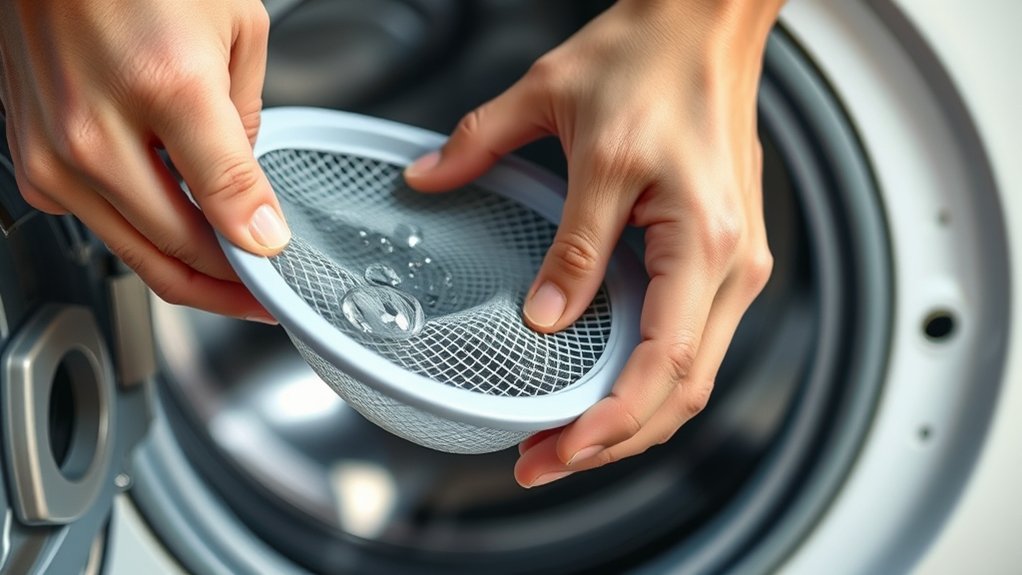 clean washing machine filter