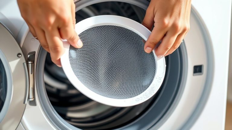 clean washing machine filter