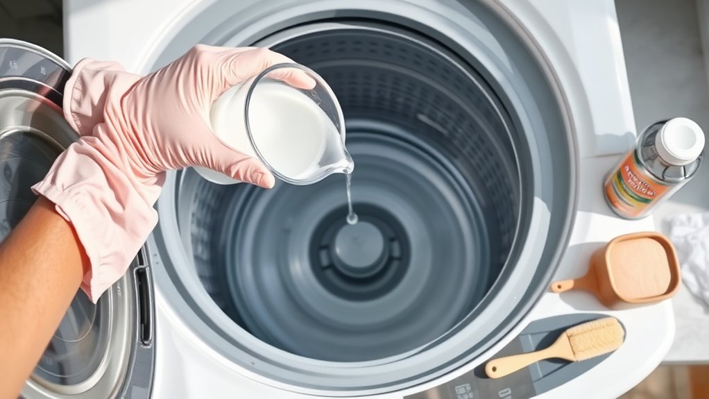 clean washing machine routine