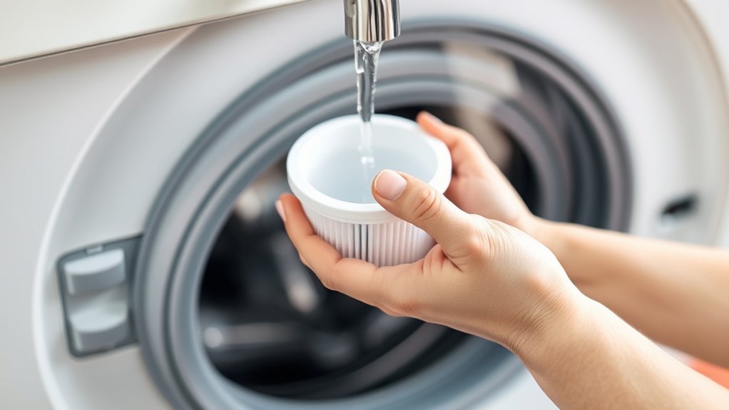 clean whirlpool washer filter