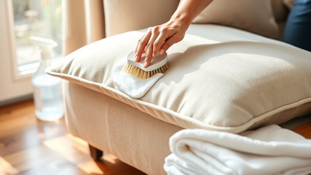 couch drying cleaning instructions