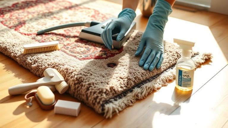dry cleaning area rugs