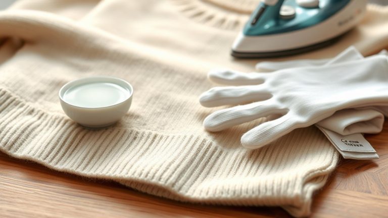 dry cleaning cashmere garments