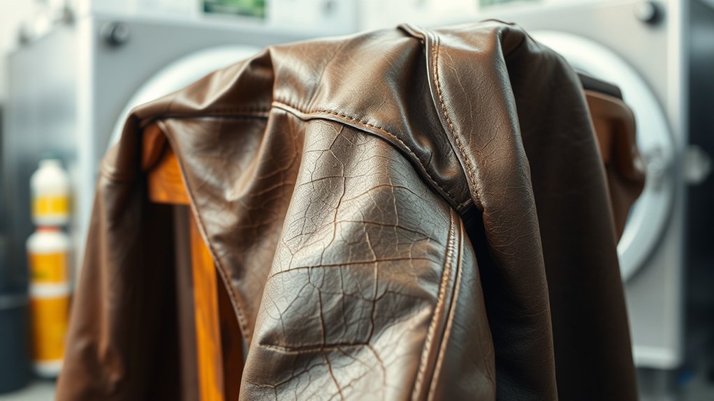 dry cleaning damages leather