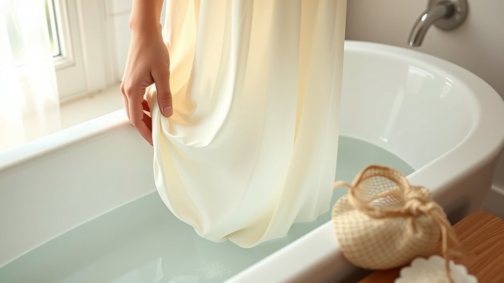 hand wash delicate fabrics gently