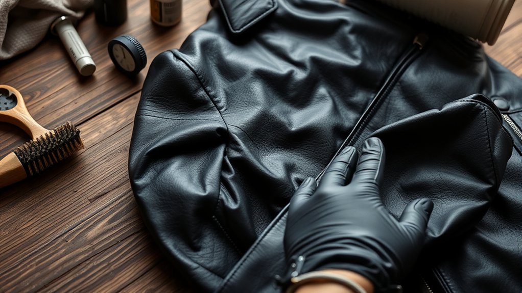 leather jacket dry cleaning