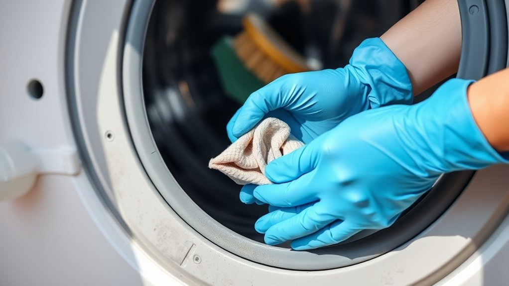 prepare supplies and cleaner