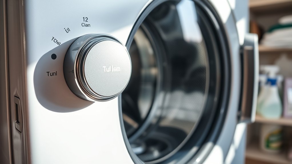 prepare washer for cleaning