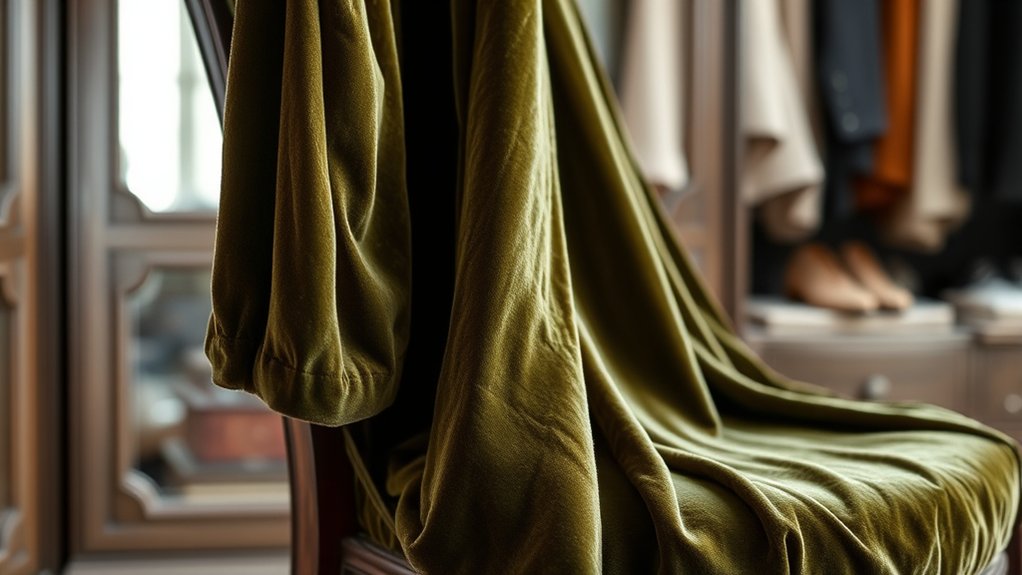 professional cleaning recommended for delicate velvet