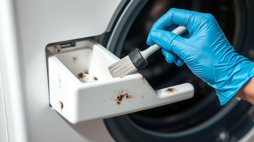 remove mold from dispenser