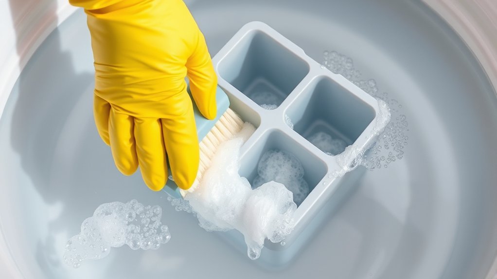 rinse soak scrub dry