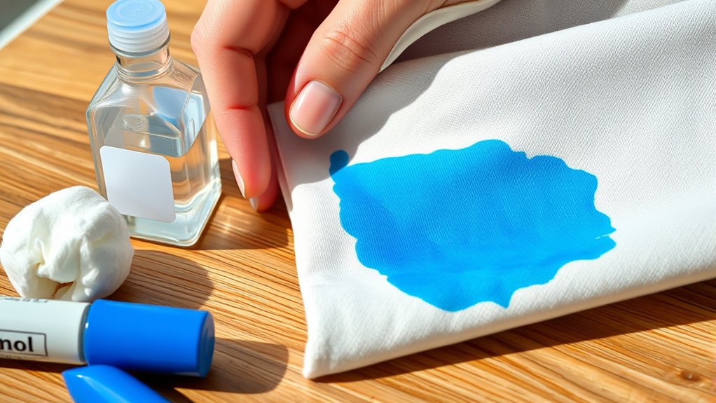 rubbing alcohol dissolves marker