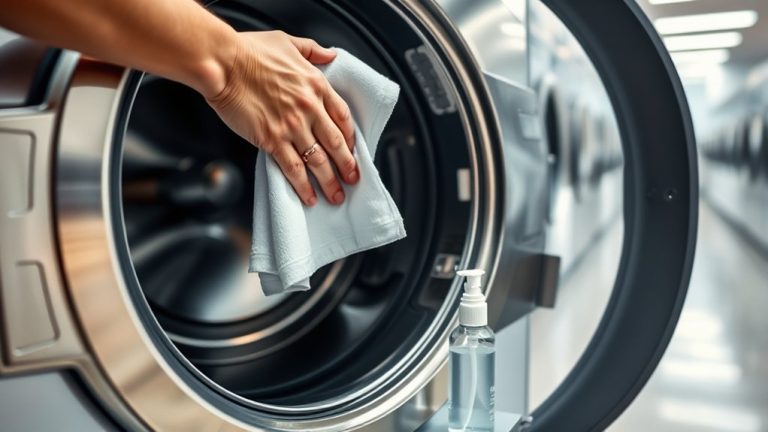 sanitize public washer before use