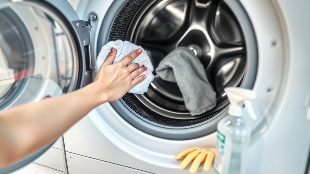 sanitize washer drum seals