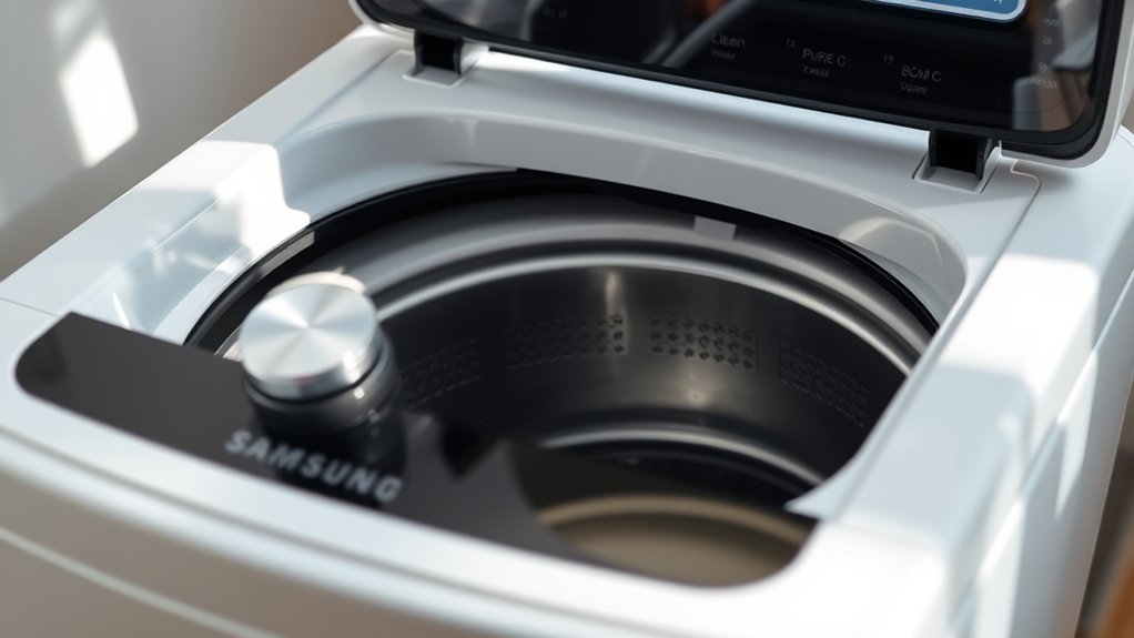 sanitize washer with self clean