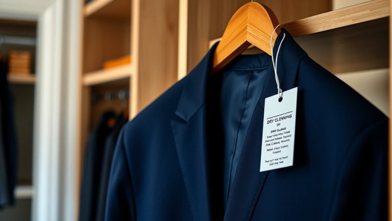 suit dry cleaning frequency