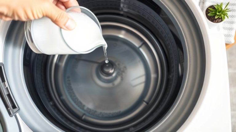 vinegar cleaning for top loader