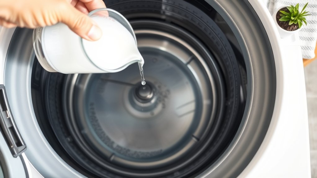 vinegar cleaning for top loader