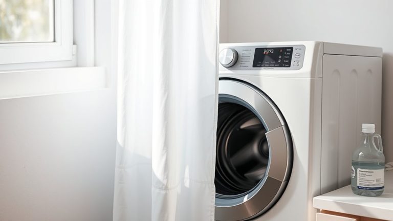 wash shower curtain easily