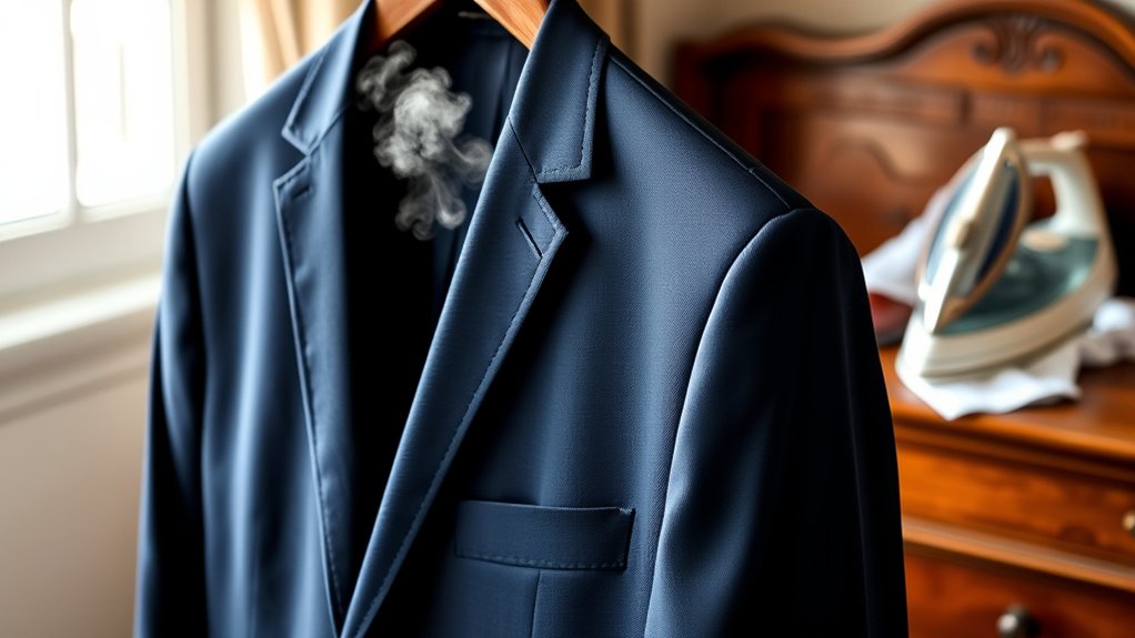 when to dry clean suit