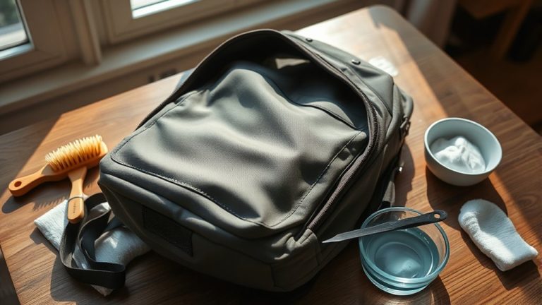 backpack dry cleaning tips