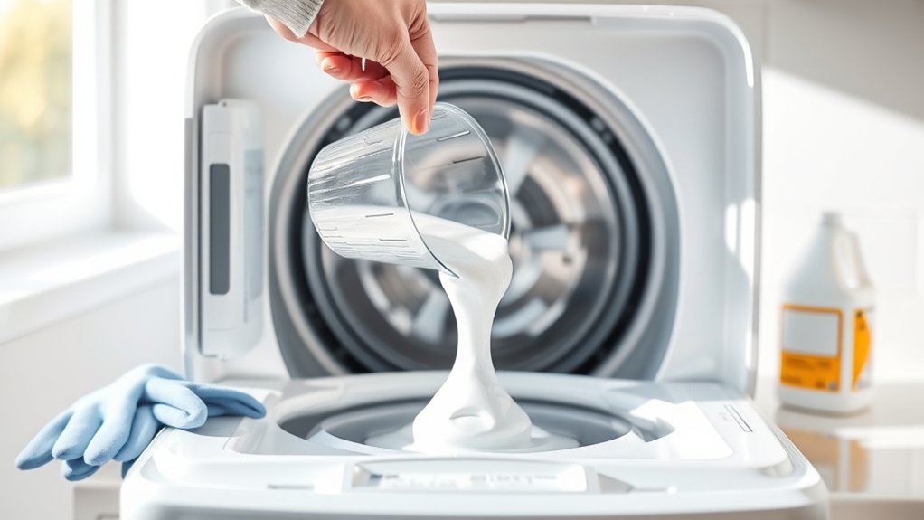 bleach hot water rinse