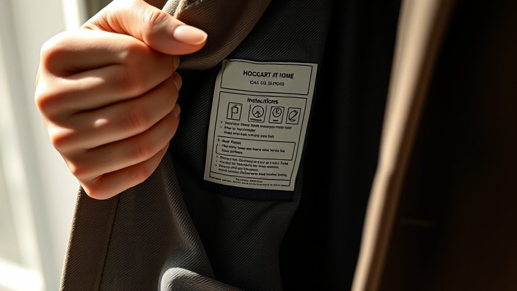 check coat care labels
