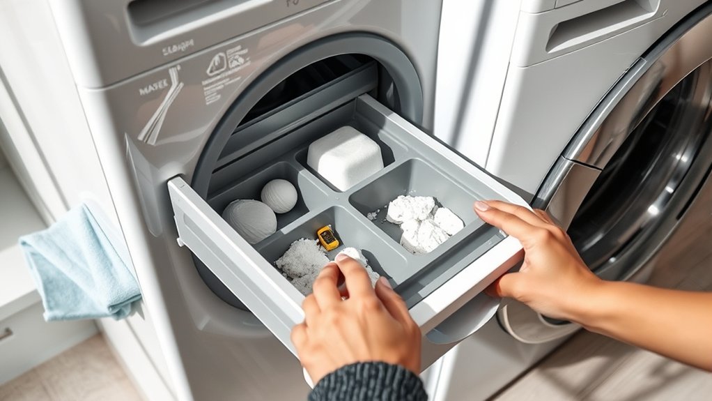 clean detergent drawer regularly