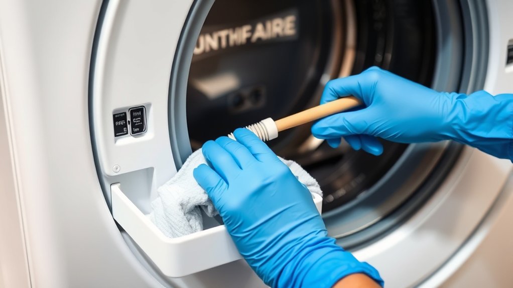 clean dispenser and door seal