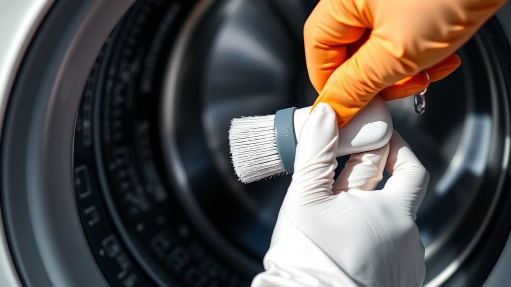 clean gaskets with vinegar solution