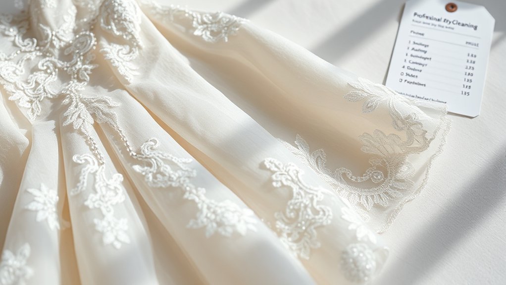 clean promptly after wedding