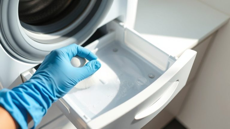 clean washing machine drawer