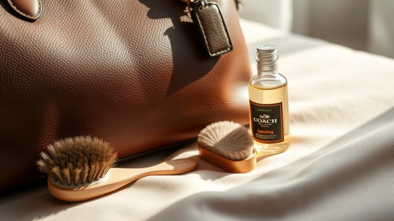 cleaning advice for coach purse