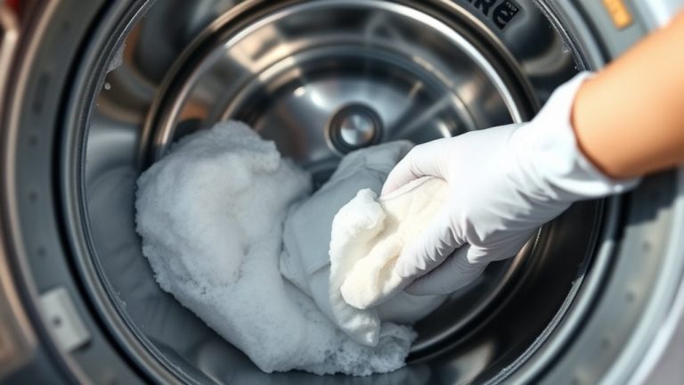 cleaning diaper residue buildup
