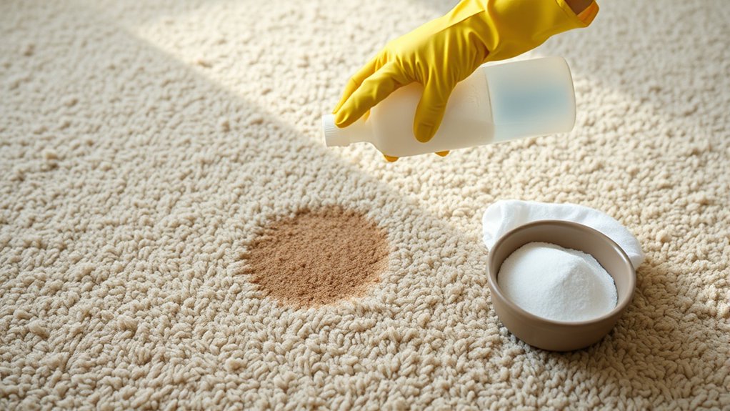 cleaning dry cat urine