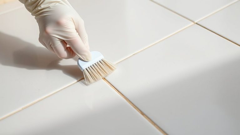 cleaning dry grout effectively