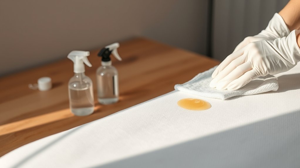 cleaning dry urine stains