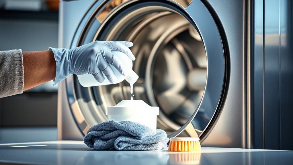 cleaning ge profile washer