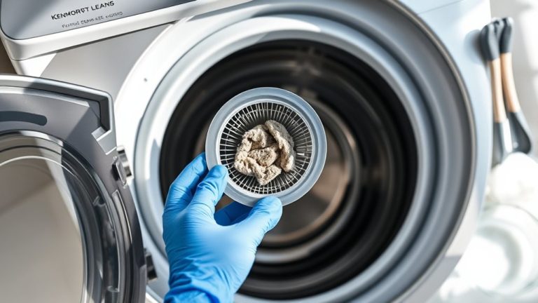 cleaning kenmore washer filter