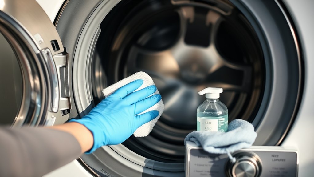 cleaning lg washing machine