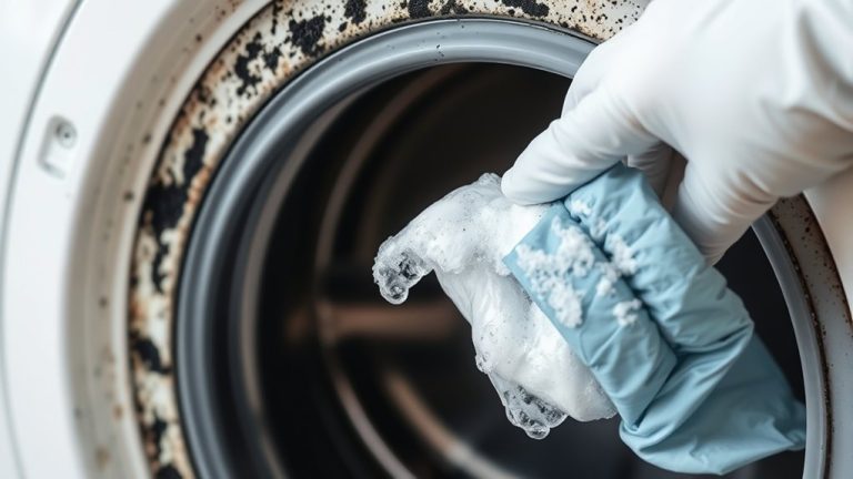 cleaning washing machine gasket