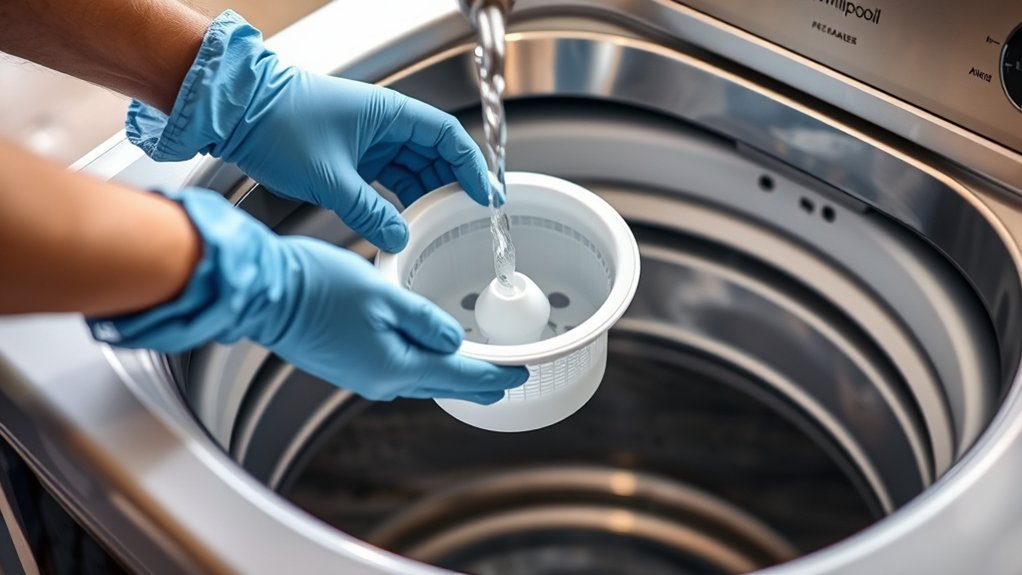 cleaning whirlpool cabrio filter