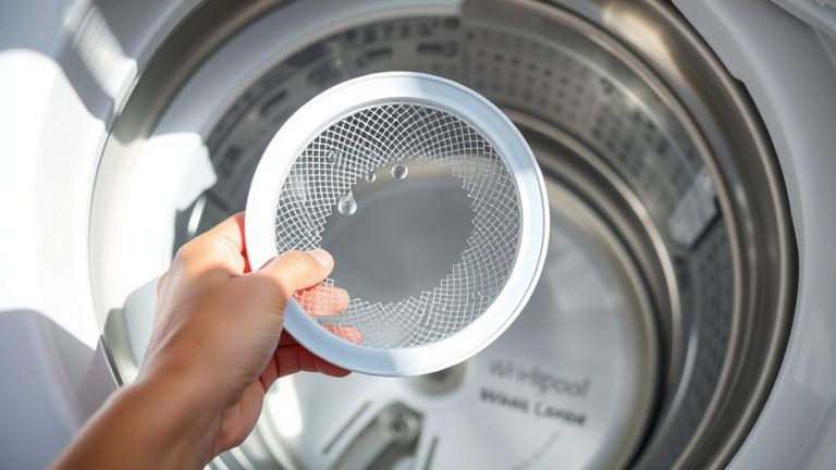 cleaning whirlpool lint filter