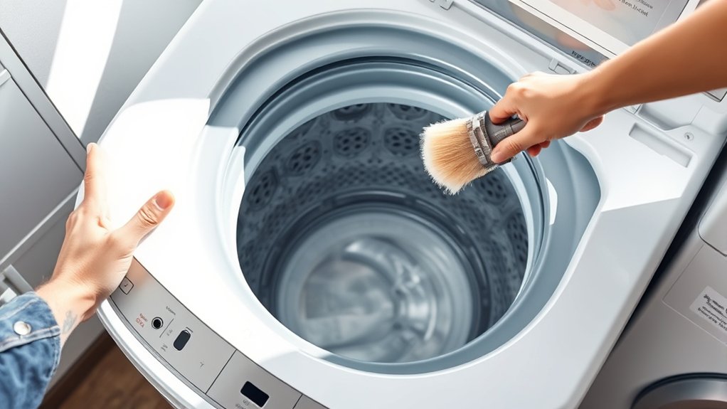 deep clean with bleach and vinegar