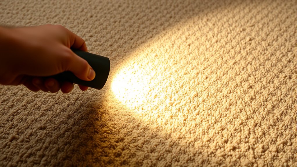 detecting dried urine spots