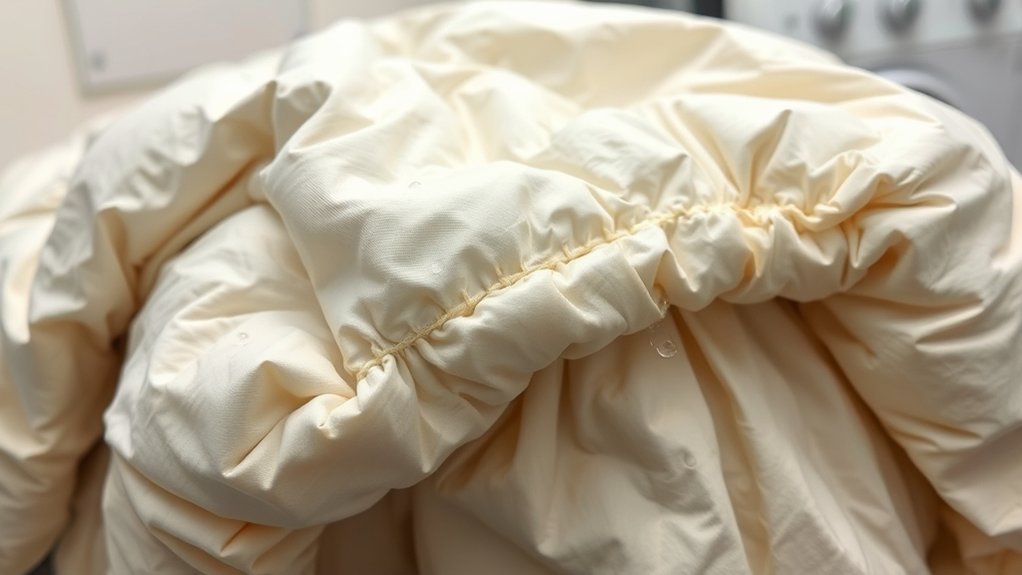 dry clean comforter risks
